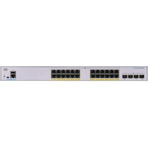 Комутатор Cisco CBS250 Smart 24-port GE, PoE, 4x1G SFP