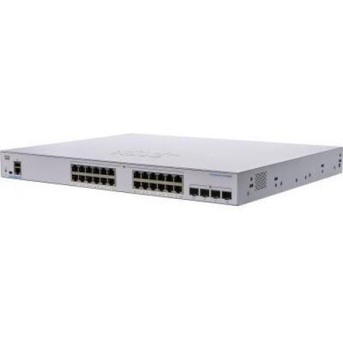 Комутатор Cisco CBS250 Smart 24-port GE, PoE, 4x1G SFP