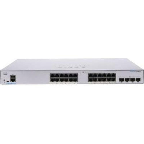 Комутатор Cisco CBS250 Smart 24-port GE, PoE, 4x1G SFP