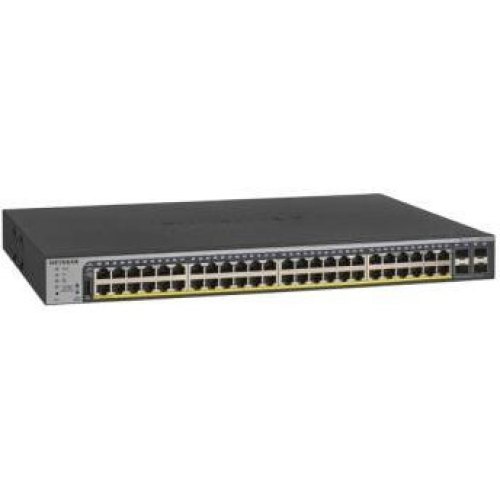 Комутатор NETGEAR GS752TPP 48x1GE PoE+(760Вт), 4xSFP, керований L2