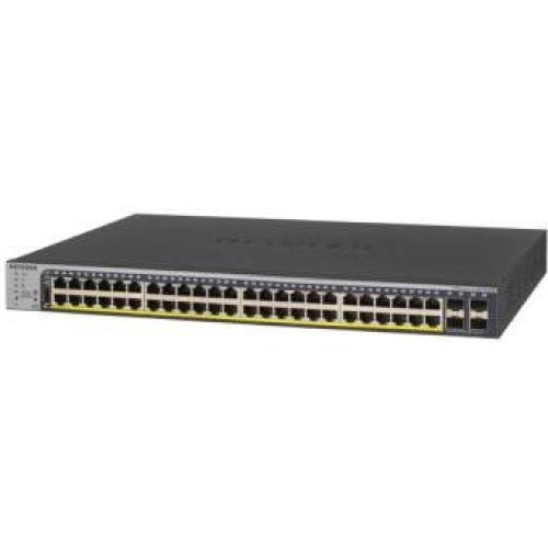 Комутатор NETGEAR GS752TPP 48x1GE PoE+(760Вт), 4xSFP, керований L2