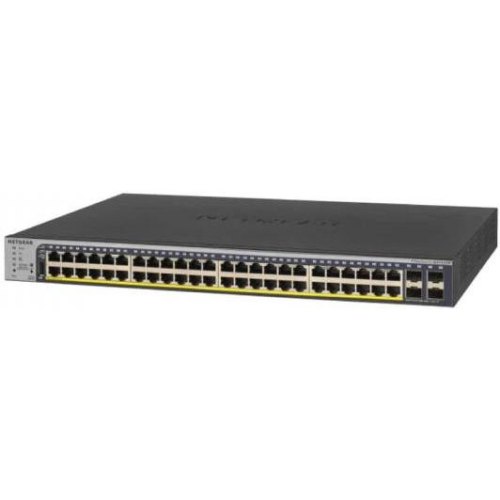 Комутатор NETGEAR GS752TPP 48x1GE PoE+(760Вт), 4xSFP, керований L2