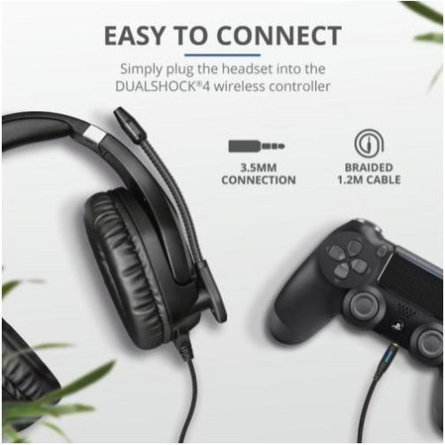 Гарнітура дротова Trust GXT 488 Forze-G for PS4 Black