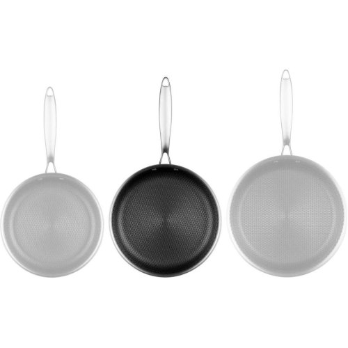 Сковорода ARDESTO Black Mars Avior 26 см, нержавіюча сталь Triply