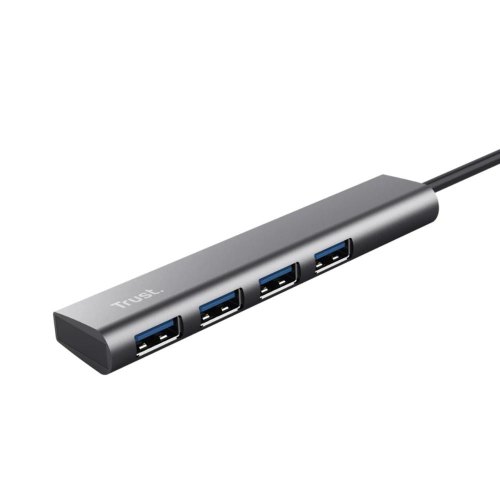 USB-хаб Trust Halyx 4-Port USB-A 3.2 Grey