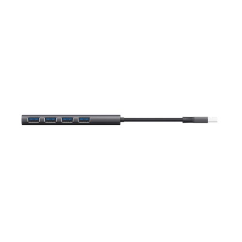 USB-хаб Trust Halyx 4-Port USB-A 3.2 Grey