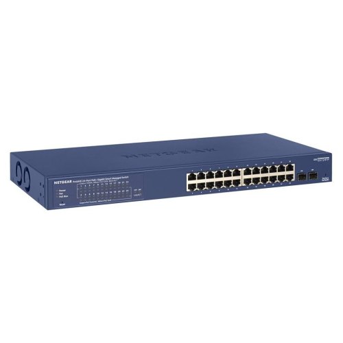 Комутатор NETGEAR GS724TPv2 24x1GE PoE+(190Вт), 2xSFP, керований