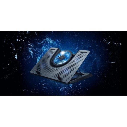 Підставка для ноутбука Trust GXT 1125 Quno (17.3') BLUE LED Black