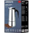 Гейзерна кавоварка ARDESTO Gemini Apulia, 4 чашки, нержавіюча сталь
