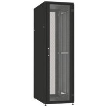 Шафа ZPAS 19 42U 600x1000, перфор.двері WZ-IT-426010-44AA-4-161-FP, чорна