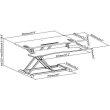 Підставка DIGITUS Ergonomic Workspace Riser, 11-46cm, black