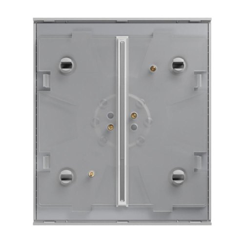 Кнопка центральна для двоклавішного вимикача CenterButton 2-gang for LightSwitch, Jeweler, бездротовий, білий