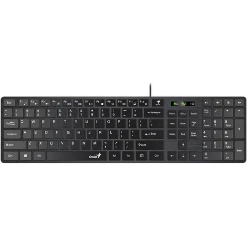 Комплект дротовий (клавіатура+мишка) Genius C-126 SlimStar USB Black Ukr