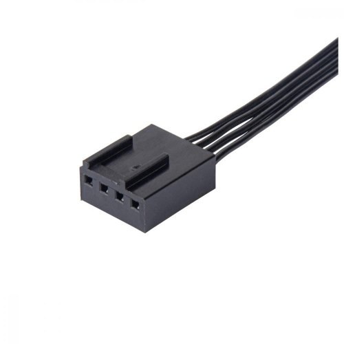 Кулер для корпусу SilverStone Vista VS140B ARGB, 140мм, 1600rpm, 4pinPWM, 3pin +5VARGB, 30.8dBa, чорний