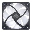Кулер для корпусу SilverStone Vista VS140B ARGB, 140мм, 1600rpm, 4pinPWM, 3pin +5VARGB, 30.8dBa, чорний
