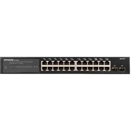 Комутатор NETGEAR GS324T 24x1GE, 2xSFP, керований