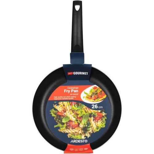 Сковорода ARDESTO Gemini Gourmet Portofino 26 см, чорний, алюміній