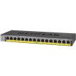 Комутатор NETGEAR GS116LP 16x1GE PoE+(76Вт), FlexPoE, некерований