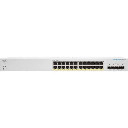 Комутатор Cisco CBS220 Smart 24-port GE, PoE, 4x1G SFP