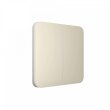 Кнопка для двоклавішного вимикача SoloButton 2-gang for LightSwitch, Jeweler, бездротовий, ivory