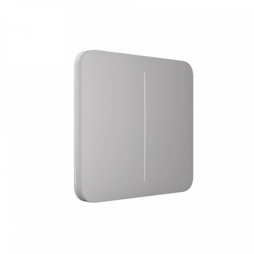 Кнопка для двоклавішного вимикача SoloButton 2-gang for LightSwitch, Jeweler, бездротовий, fog