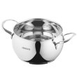 Каструля ARDESTO Gemini, скляна кришка, 3.0 л, нержавіюча сталь