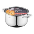 Каструля ARDESTO Gemini Gourmet, скляна кришка, 5.8 л, нержавіюча сталь