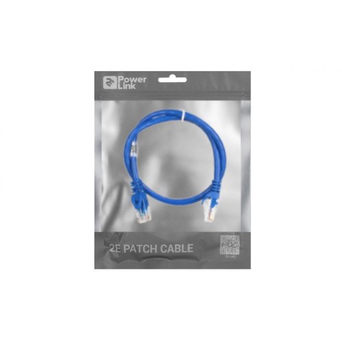 Патч-корд 2E Cat 6,UTP,RJ45, 26AWG ,7/0.16 Cu, 0.50 m,PVC, Blue
