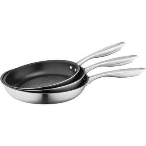 Сковорода ARDESTO Gemini Gazzo 24 см, сірий, нержавіюча сталь