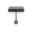 Адаптер DIGITUS USB-C - HDMA, 2xUSB