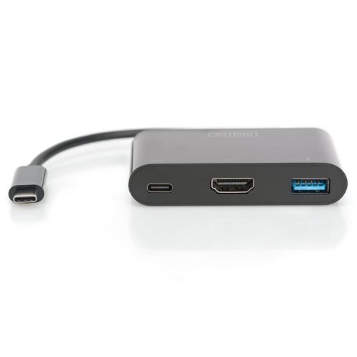Адаптер DIGITUS USB-C - HDMA, 2xUSB