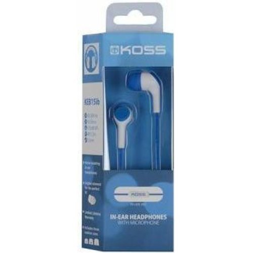 Навушники дротові Koss KEB15iB Mic Blue