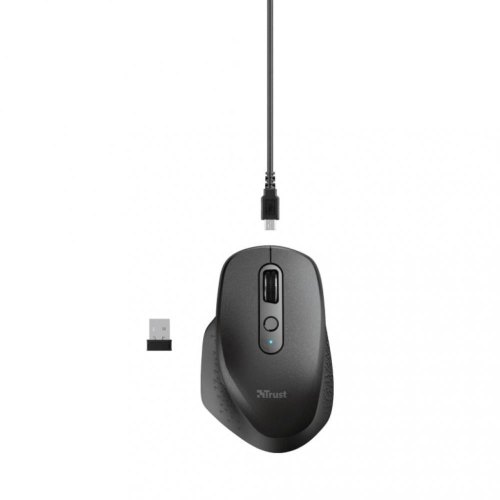 Мишка бездротова Trust Ozaa Rechargeable WL Black