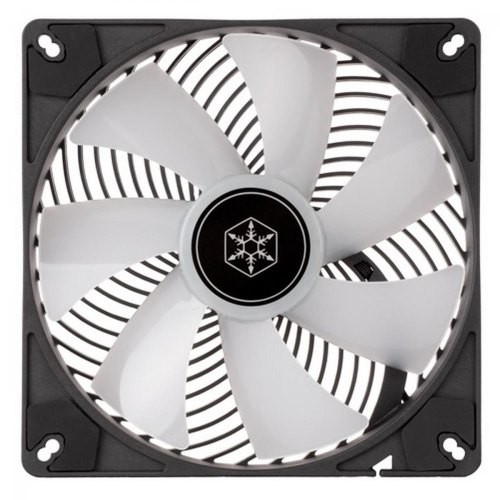 Кулер для корпусу SilverStone Air Penetrator AP140I-ARGB 140мм, 500-2000rpm, 4 PinPWM, 3pin +5VARGB, 14.9-41.3dBa, чорний