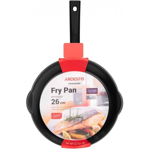 Сковорода ARDESTO Gemini Ravenna 26 см, чорний, алюміній