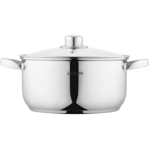 Каструля ARDESTO Gemini Gourmet, скляна кришка, 5 л, нержавіюча сталь