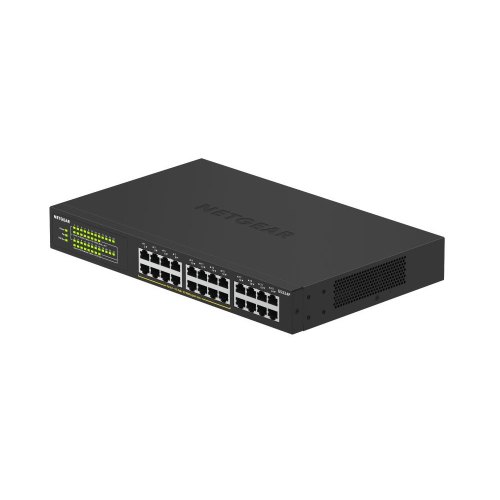 Комутатор NETGEAR GS324P 16xGE PoE+(190Вт), 8xGE, некерований