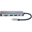 USB-Концентратор D-Link DUB-2325 2xUSB3.0, 1xUSB TypeC, 1xSD, 1x-microSD, USB TypeC