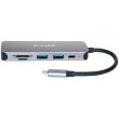 USB-Концентратор D-Link DUB-2325 2xUSB3.0, 1xUSB TypeC, 1xSD, 1x-microSD, USB TypeC
