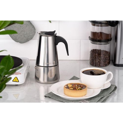 Гейзерна кавоварка ARDESTO Gemini Apulia, 6 чашок, нержавіюча сталь
