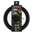 Кришка ARDESTO універсальна Black Mars Smart 20/22/24 см, скло, силікон