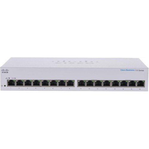 Комутатор Cisco CBS110 Unmanaged 16-port GE