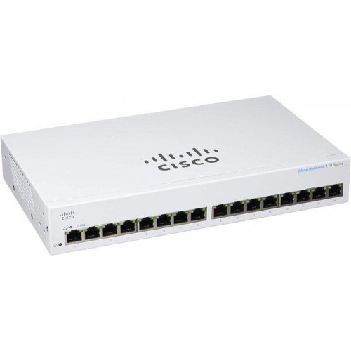 Комутатор Cisco CBS110 Unmanaged 16-port GE