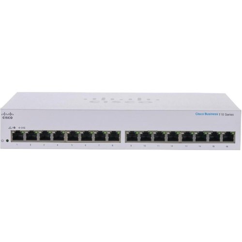 Комутатор Cisco CBS110 Unmanaged 16-port GE