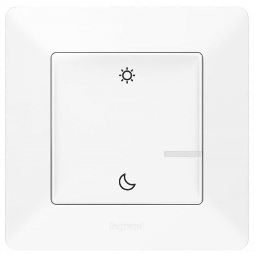 Розумний безпроводовий сценарний вимикач 'День/Ніч' (Valena Life with NETATMO) [Білий]