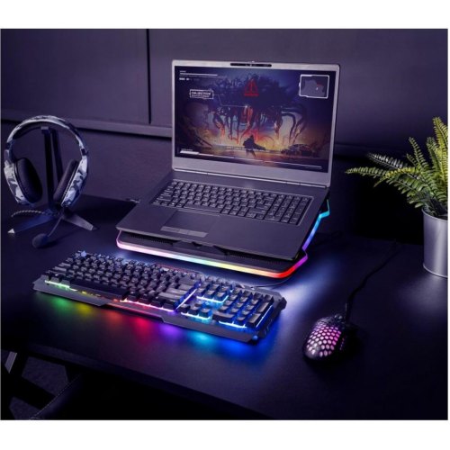 Підставка до ноутбука Trust GXT 1126 Aura (17) RGB Black