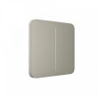 Кнопка для двоклавішного вимикача SoloButton 2-gang for LightSwitch, Jeweler, бездротовий, olive