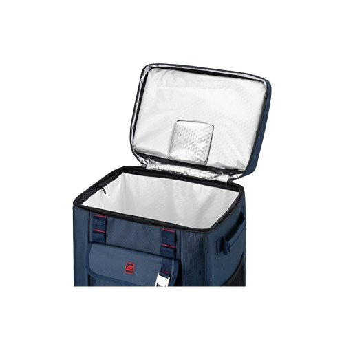 Термосумка на колесах 2E Picnic 50л, темно-синя