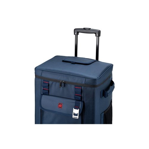 Термосумка на колесах 2E Picnic 50л, темно-синя