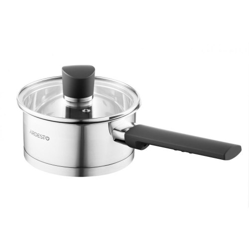 Ківш ARDESTO Gemini, скляна кришка, 1.5 л, нержавіюча сталь